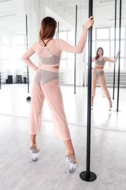 REV ACTIV Mesh Flow Pants - Beige Loungewear Bottoms