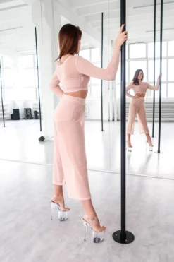 REV ACTIV Mesh Flow Pants - Beige Loungewear Bottoms