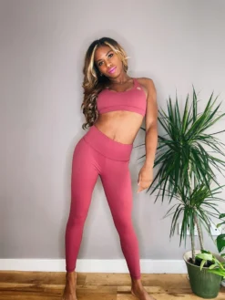 Olra Activewear Signature Leggings - Desert Rose All Pole Wear