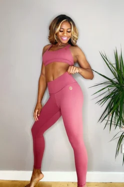 Olra Activewear Signature Leggings - Desert Rose All Pole Wear