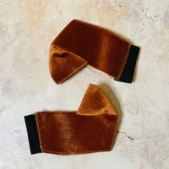 Hella Heels Classique Velvet Shoe Protector - Brandy Shoes