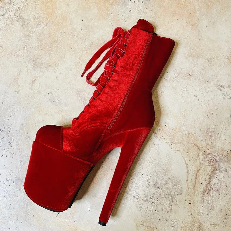 Hella Heels Classique Velvet Shoe Protector - Bad Blood Shoes