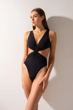 Bodysuits Shark Polewear Twist Bodysuit - Black