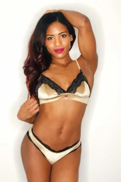 Shimmy & Sparkle Hong Kong Top - Golden Beige