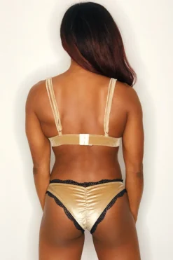 Shimmy & Sparkle Hong Kong Top - Golden Beige