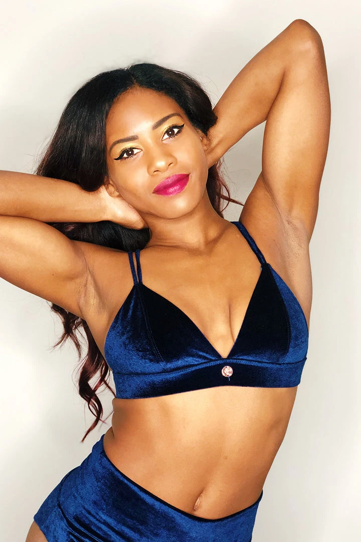 Shimmy & Sparkle Rio Top - Navy Blue