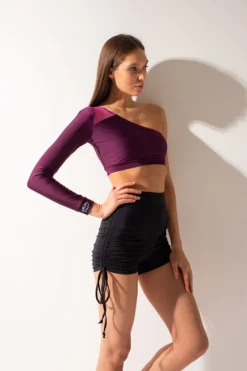 Shark Polewear One Reversible Top - Plum All Pole Wear