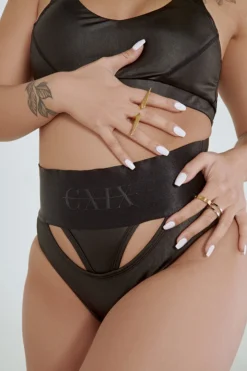 All Pole Wear Creatures Of XIX I Slay G-Banger Bottoms - Black