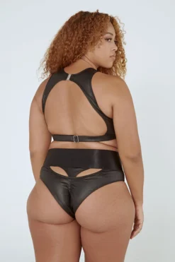 Creatures Of XIX I Slay Sports Bra - Black