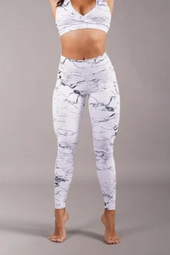 All Pole Wear Off The Pole Iconic Leggings - White Marble
