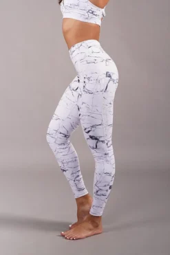 All Pole Wear Off The Pole Iconic Leggings - White Marble