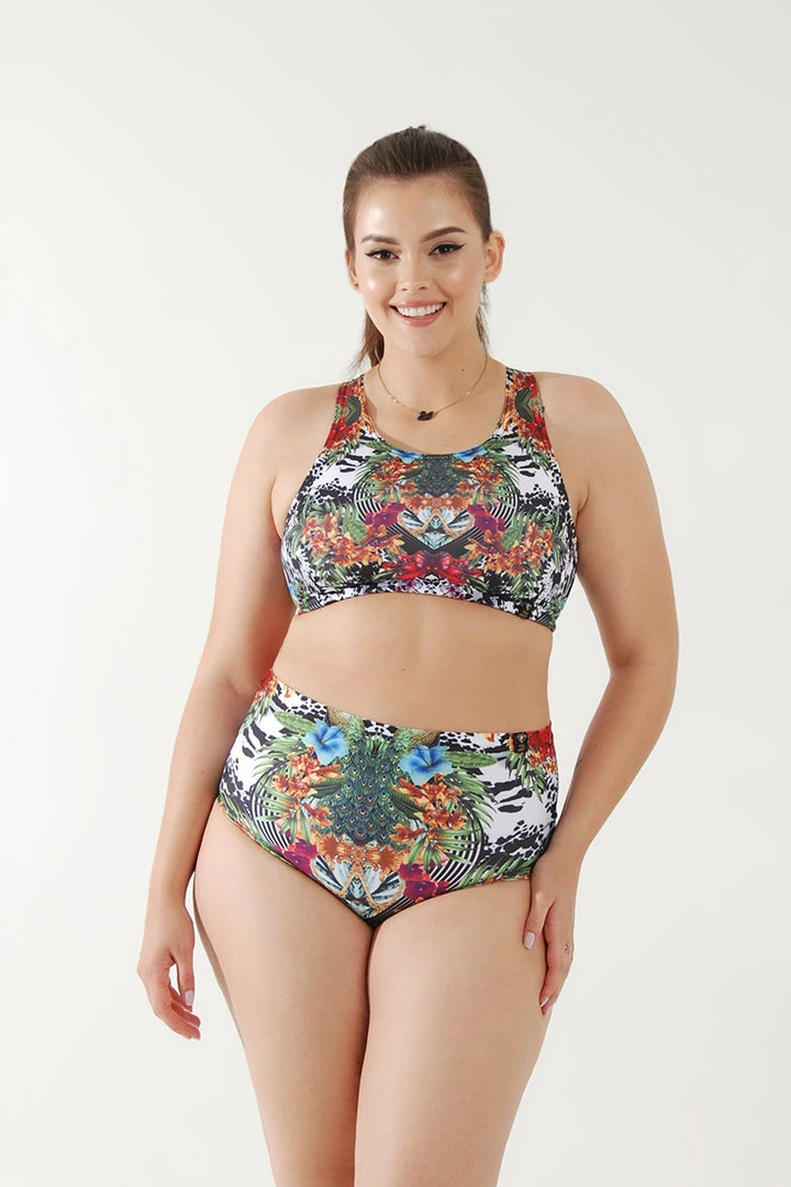 All Pole Wear Pole Addict High Waisted Shorts - Jungle