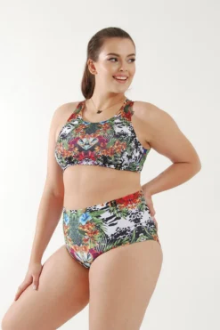 All Pole Wear Pole Addict Openback Top - Jungle