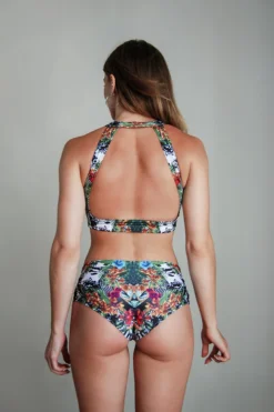 All Pole Wear Pole Addict Openback Top - Jungle