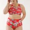 All Pole Wear Pole Addict Openback Top - Just Blossom