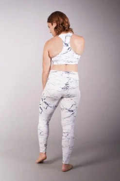 All Pole Wear Off The Pole Iconic Leggings - White Marble