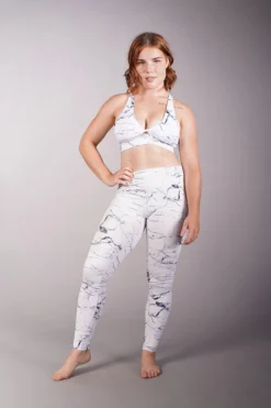 All Pole Wear Off The Pole Iconic Leggings - White Marble