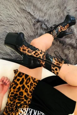 Shoes Hella Heels EmpireKicks 7inch Boots - Black