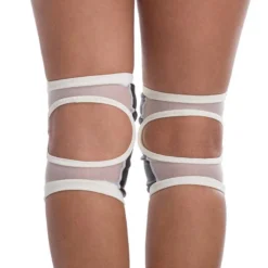Accessories Poledancerka Grippy Kneepads - Ivory White