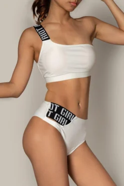 Riot Polewear Hustle Bottoms - White All Pole Wear