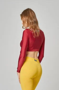 Shark Polewear Long Sleeve Top - Wine