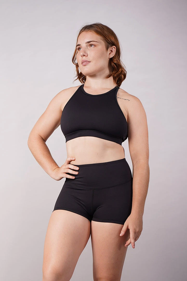 Off The Pole Lifestyle Sports Bra - Black All Pole Wear