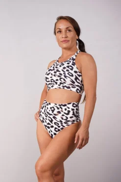 Off The Pole Lifestyle Sports Bra - Leopard All Pole Wear