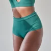 Lunalae High Waist Shorts - Recycled Emerald All Pole Wear