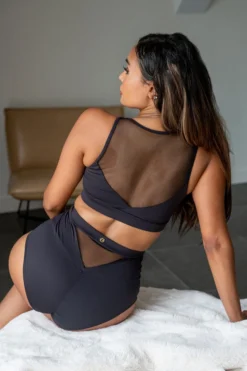 Lunalae Addison High Waisted Bottoms - Recycled Black