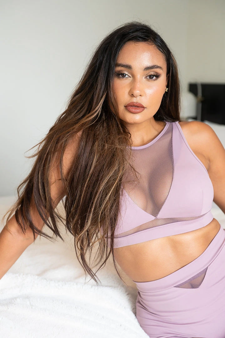 Lunalae Addison Top - Recycled Mauve