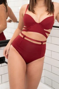 All Pole Wear Lunalae Alice Top - Recycled Wine