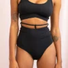 Lunalae Kimmy High Waist Bottoms - Recycled Black All Pole Wear