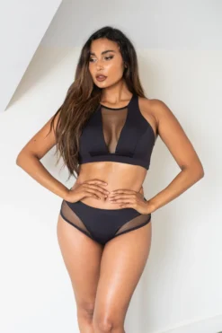 Lunalae Midnight Low Waisted Bottoms - Recycled Black
