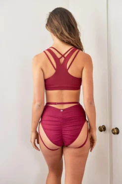 Lunalae Jaded Top - Wine All Pole Wear