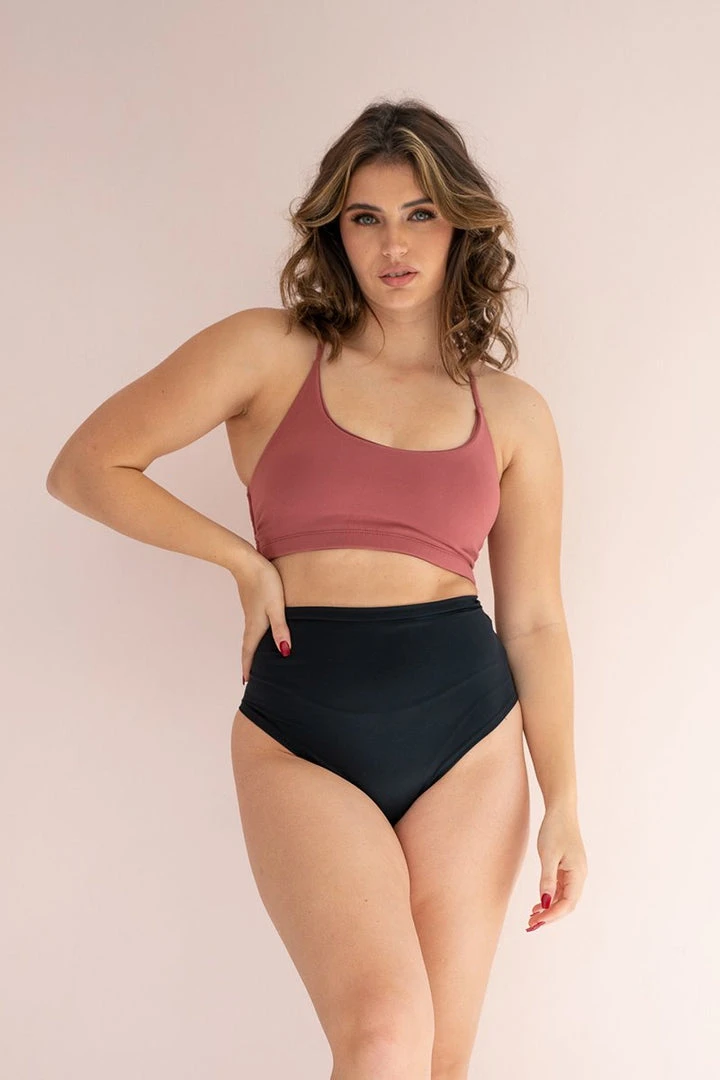 Most Loved Lunalae High Waist Shorts - Black