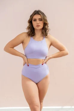 Lunalae Aria Top - Recycled Lilac