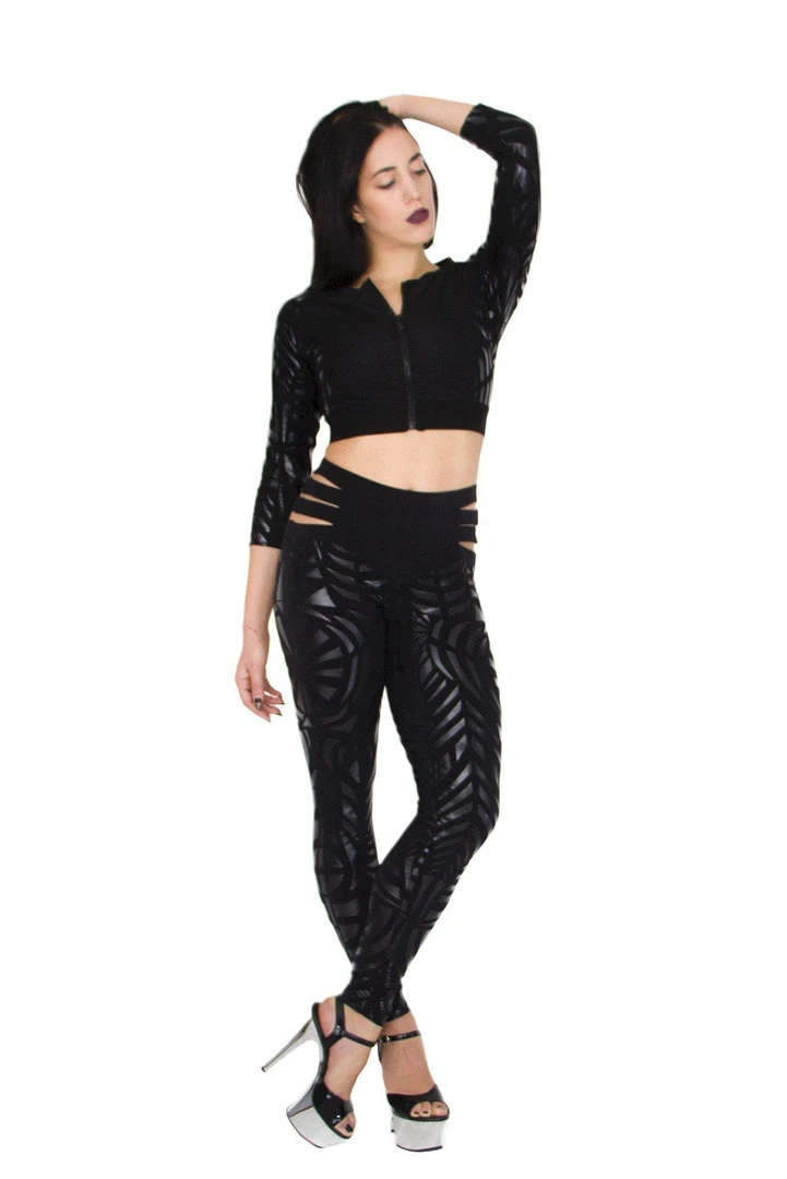 Paradise Chick Superhero Series Extra Sticky Leggings - Aztec