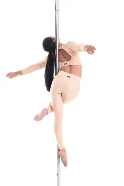 Paradise Chick Superhero Series Ultra Grip Leggings - Beige Leopard