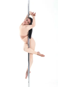 Paradise Chick Superhero Series Ultra Grip Leggings - Beige Leopard