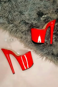 Hella Heels Classic Gloss 8inch Stilettos - Marilyn