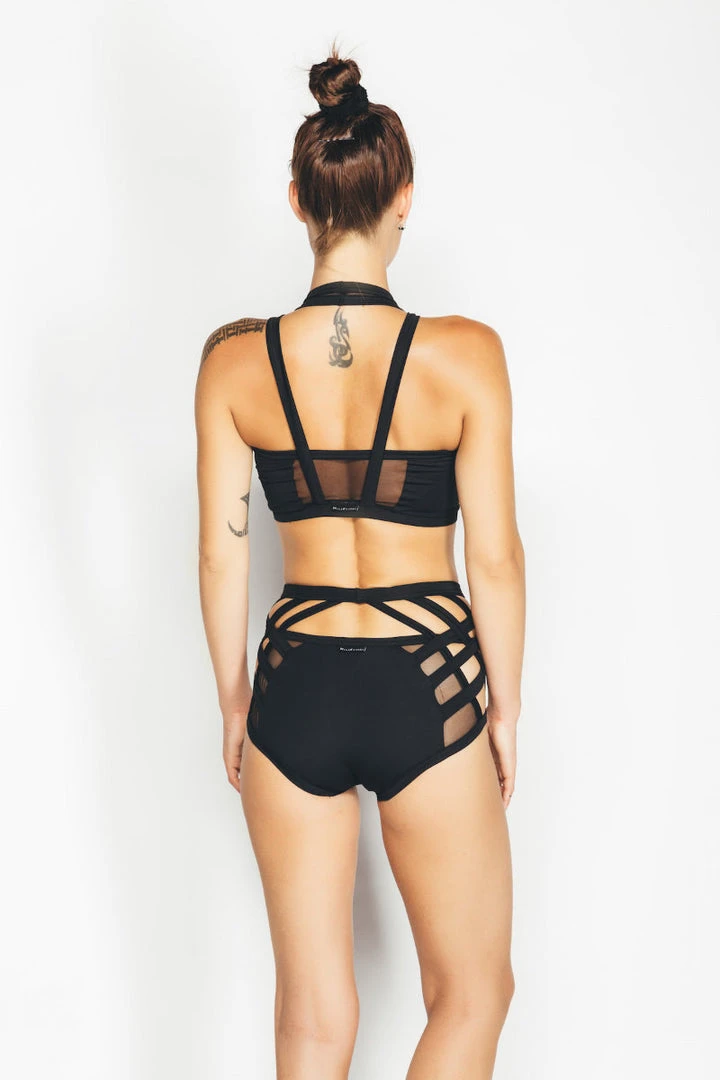 All Pole Wear MilaKrasna Bisera Bottoms - Black