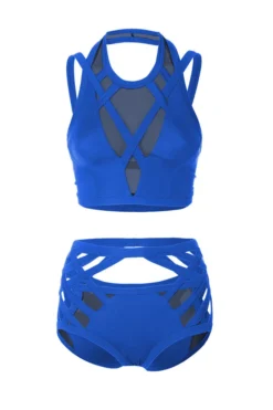 All Pole Wear MilaKrasna Bisera Top - Mazda Blue