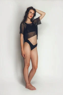 MilaKrasna Masha Top - Mesh Black