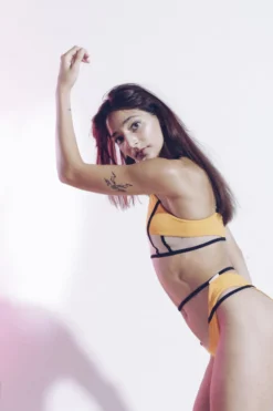 MilaKrasna Pia Top - Marigold All Pole Wear