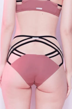 MilaKrasna Silvia Bottoms - Dark Rose All Pole Wear
