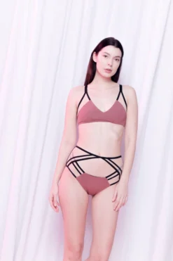 MilaKrasna Silvia Bottoms - Dark Rose All Pole Wear