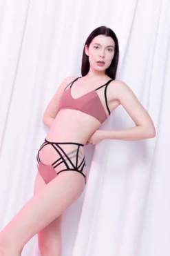 MilaKrasna Silvia Bottoms - Dark Rose All Pole Wear