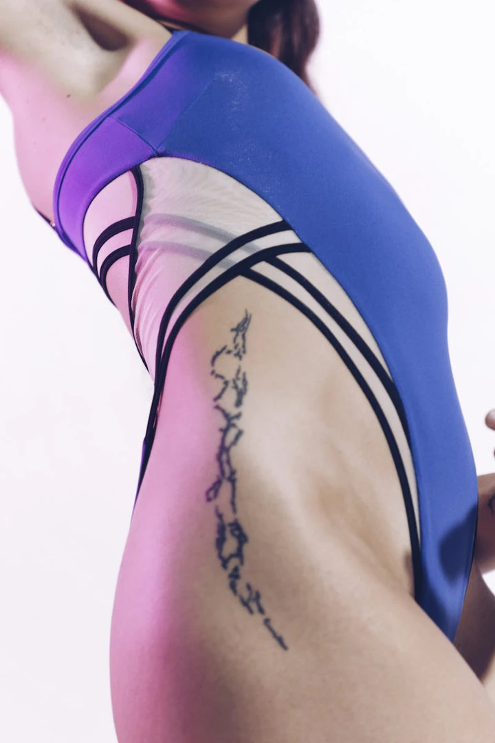 MilaKrasna Tisa Bodysuit - Mazda Blue