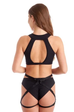 Back In Stock Bandurska New Moon Suspender Accessory - Black