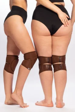 Queen Accessories Queen Kneepads - Cacao Plus Size Pole Wear